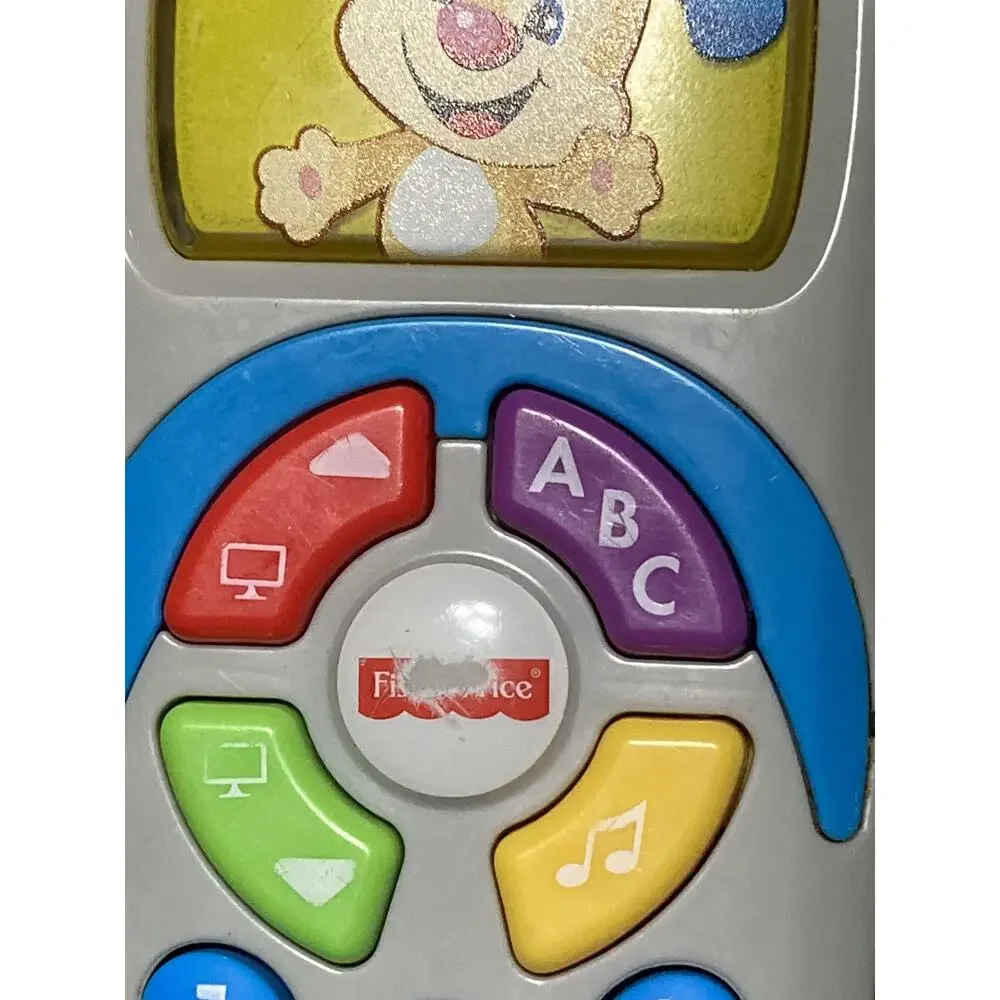 2014 Fisher-Price Mattel LAUGH & LEARN Smart‎ Cell Phone & Remote Control WORKS